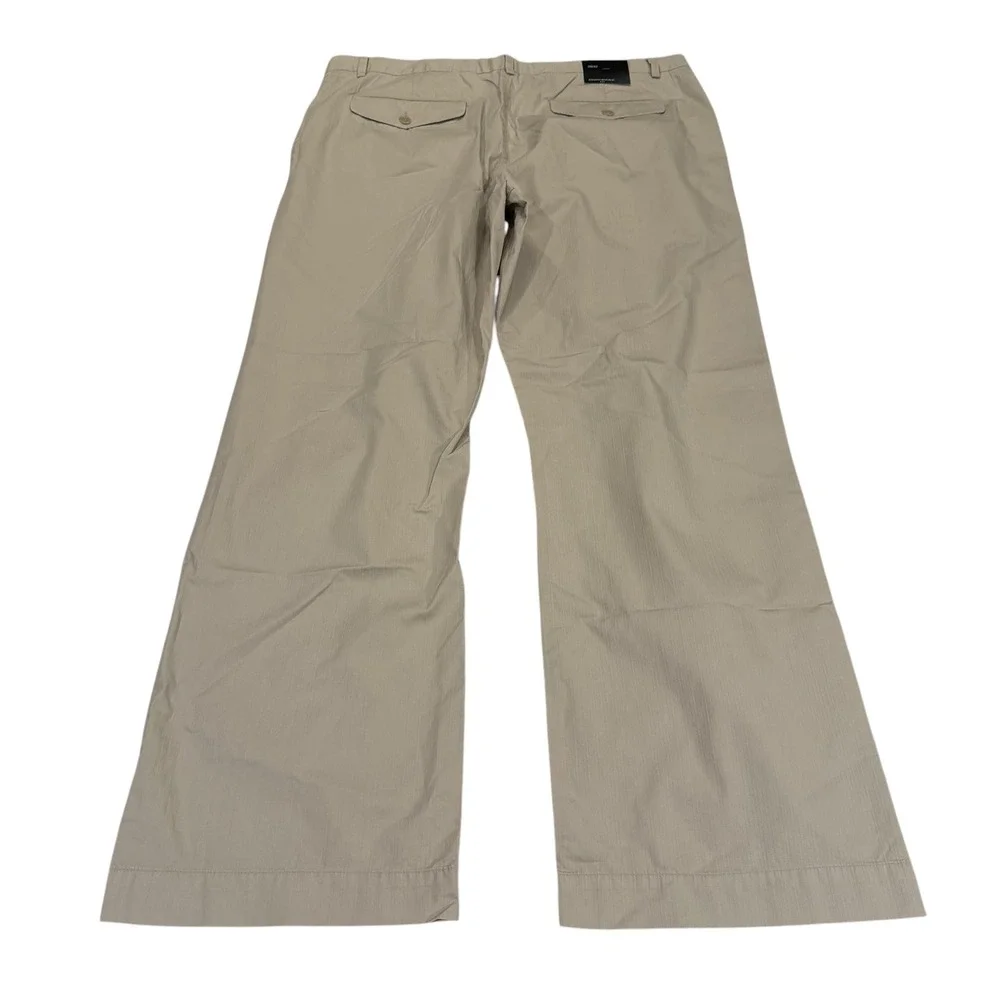 Banana Republic Mens Khaki Chino Pants 38x32 Beige Cotton Straight Leg NWT‎